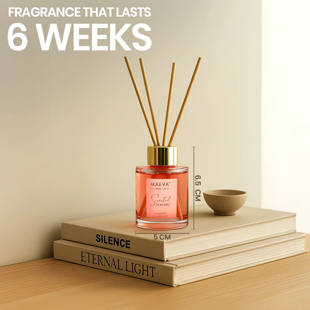Scented Candle & Reed Diffuser Gift Set | Relaxing & Sleep Aid, Soy Wax, Rattan Reeds - Image 1