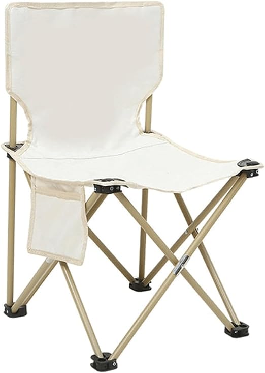 Folding Camping Chair Basic Model | Steel Tube Frame, 600D Oxford Fabric, Holds 100kg