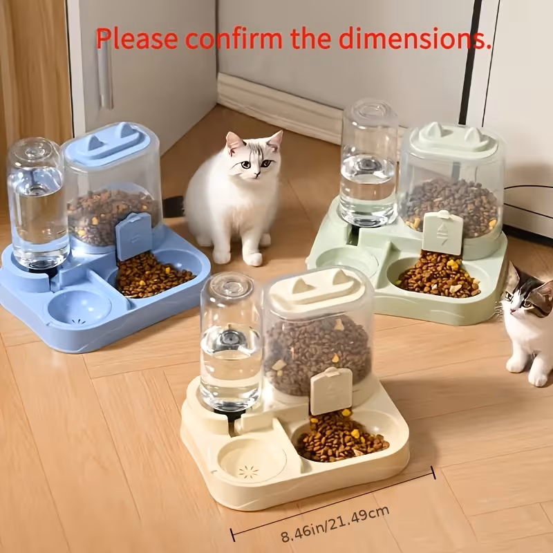 Pet Automatic Feeder Mechanical Timer | No Batteries Needed, Gravity Fed - Image 1