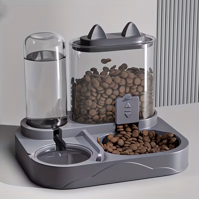 Pet Automatic Feeder Mechanical Timer | No Batteries Needed, Gravity Fed - Image 1