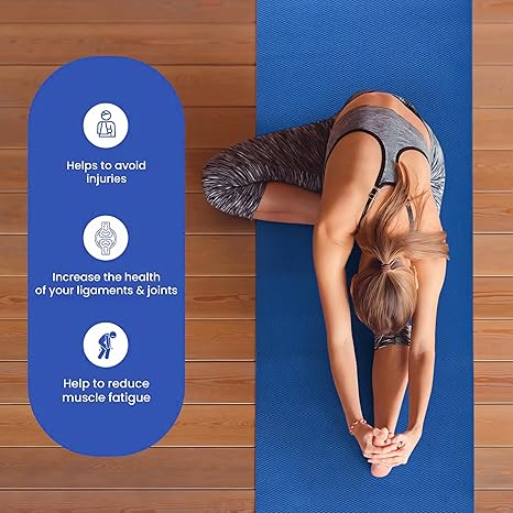 Thick Anti-Slip Yoga Mat 6mm TPE | Free Carry Strap Included - Image 1