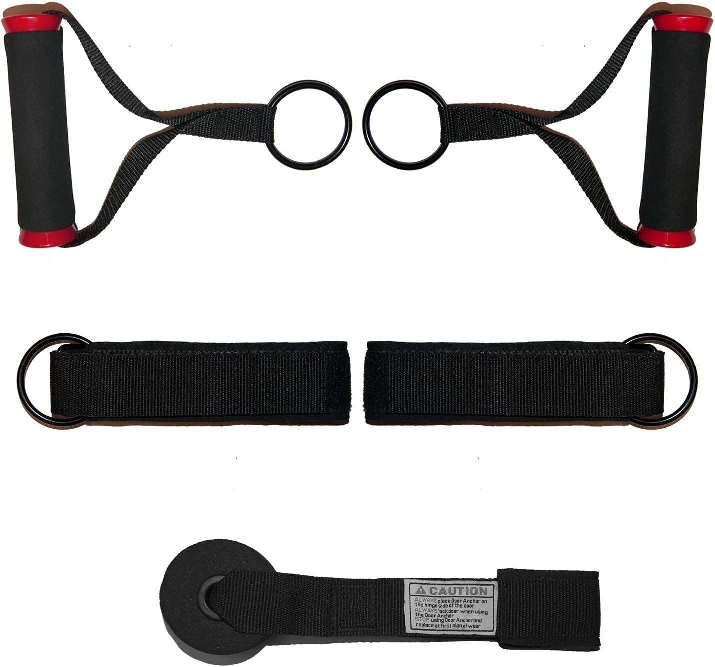 5-Piece Resistance Bands + Fitness Ring Set | Full Body Toning, Portable for Home Use - Image 1