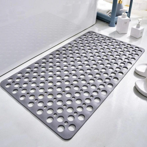 Silicone Bath Mat 40x70cm | Fast Draining, Strong Suction Cups, BPA-Free - Image 1