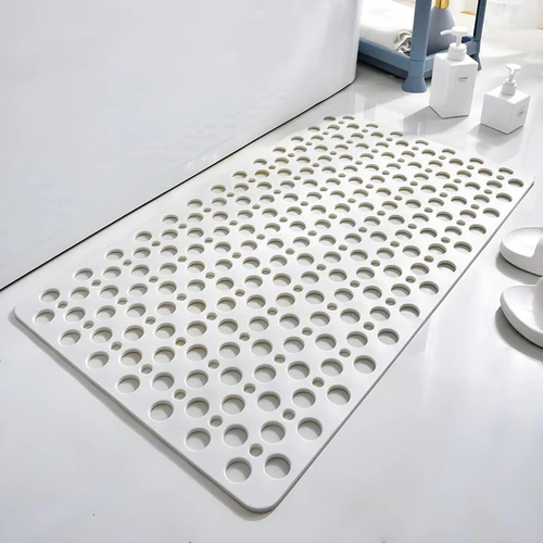 Silicone Bath Mat 40x70cm | Fast Draining, Strong Suction Cups, BPA-Free - Image 1